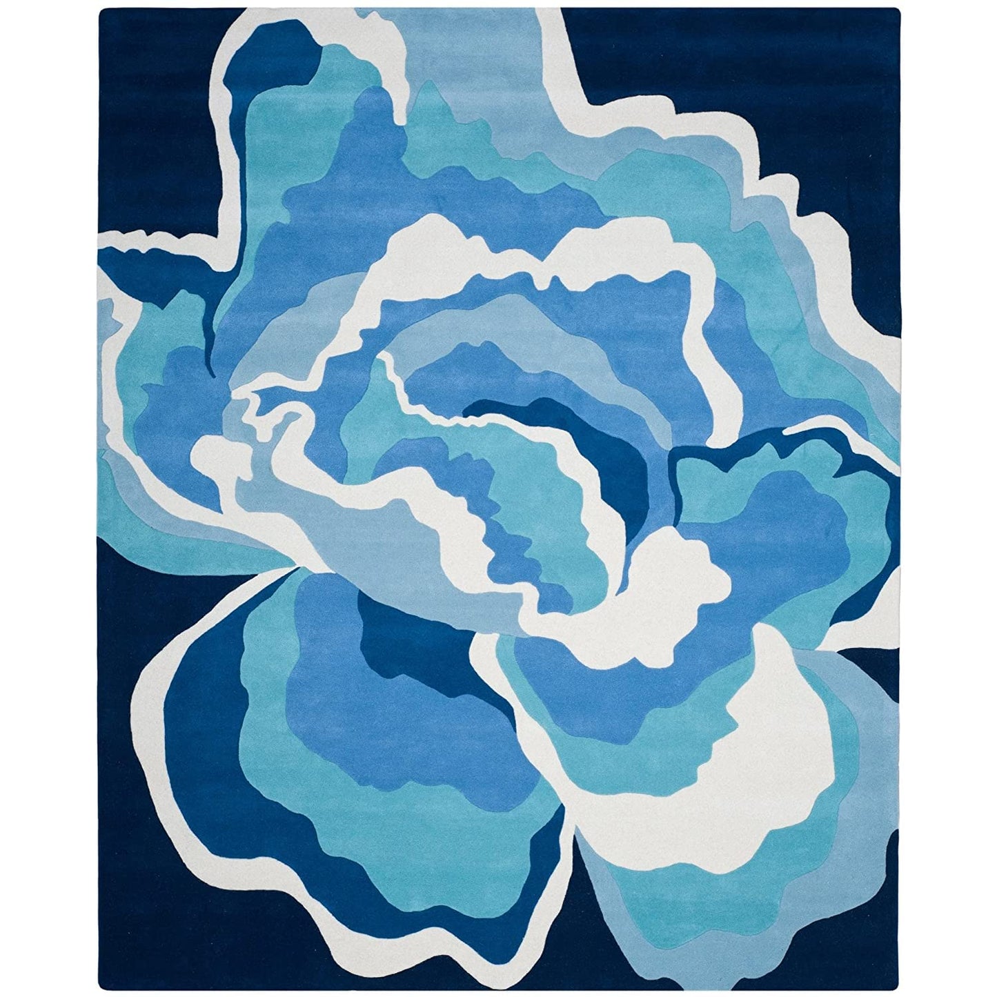 Modern Hand-Tufted Abstract Design Carpet