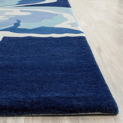 Modern Hand-Tufted Abstract Design Carpet