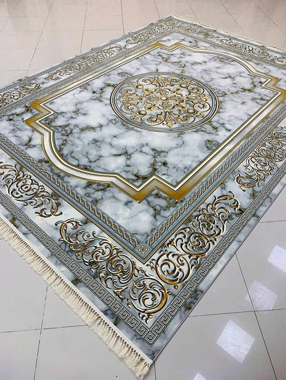 Royal Persian Carpet – Marble Texture Edition