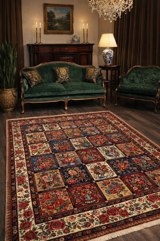 Floral Patchwork Persian Carpet