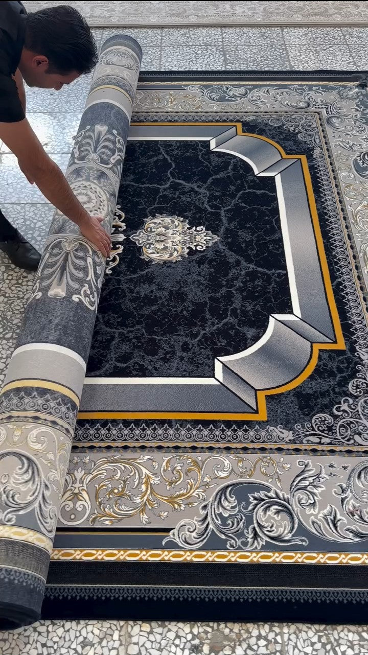 Royal Persian Carpet – Classic Marble Touch