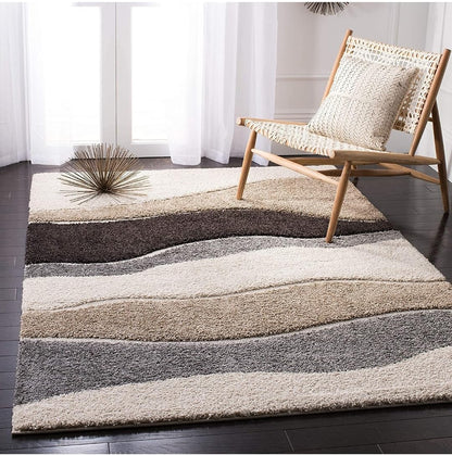 Designer’s Choice – Elegant Multi - Tone Shaggy Carpet - FYROSTIC CARPET