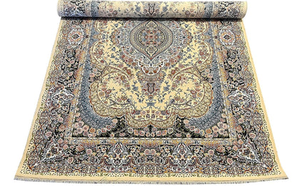 Export Quality Irani Persian Carpet – High - Density Silk Texture, Traditional Royal Design - FYROSTIC CARPET