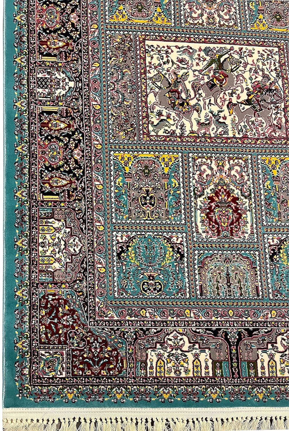 Export Quality Irani Persian Carpet – High - Density Silk Texture, Traditional Royal Design - FYROSTIC CARPET