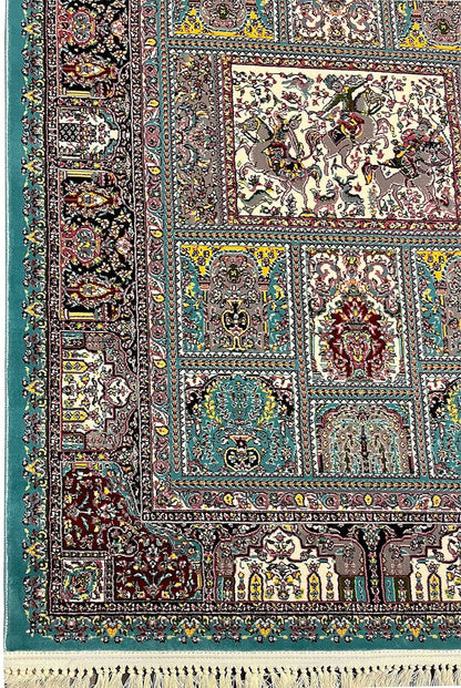 Export Quality Irani Persian Carpet – High - Density Silk Texture, Traditional Royal Design - FYROSTIC CARPET