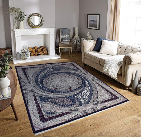 Export Quality Irani Persian Carpet – High - Density Silk Texture, Traditional Royal Design - FYROSTIC CARPET