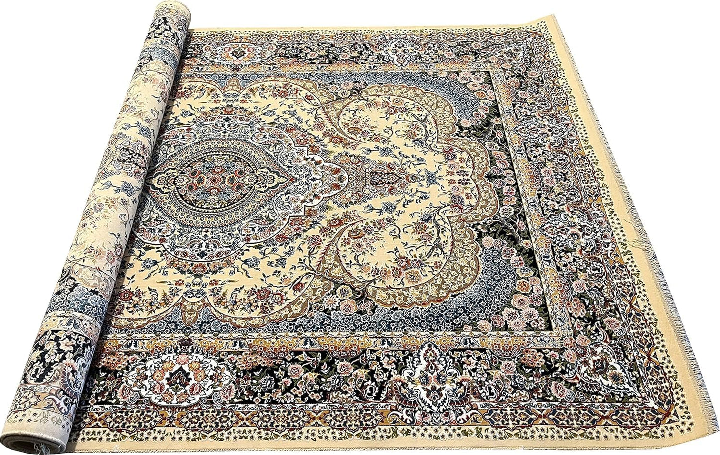 Export Quality Irani Persian Carpet – High - Density Silk Texture, Traditional Royal Design - FYROSTIC CARPET