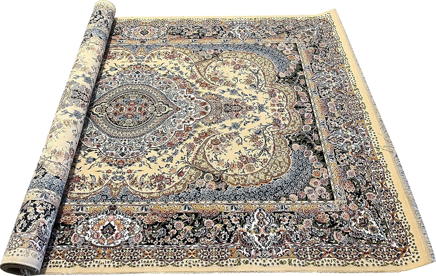 Export Quality Irani Persian Carpet – High - Density Silk Texture, Traditional Royal Design - FYROSTIC CARPET