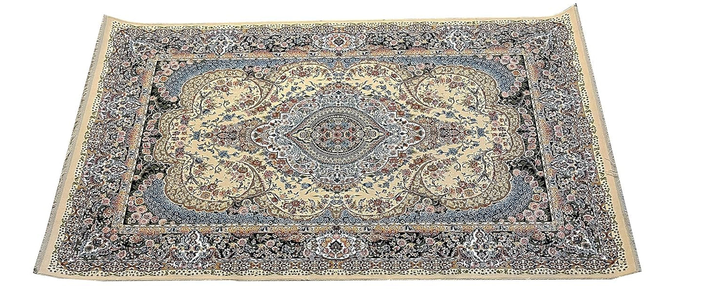 Export Quality Irani Persian Carpet – High - Density Silk Texture, Traditional Royal Design - FYROSTIC CARPET