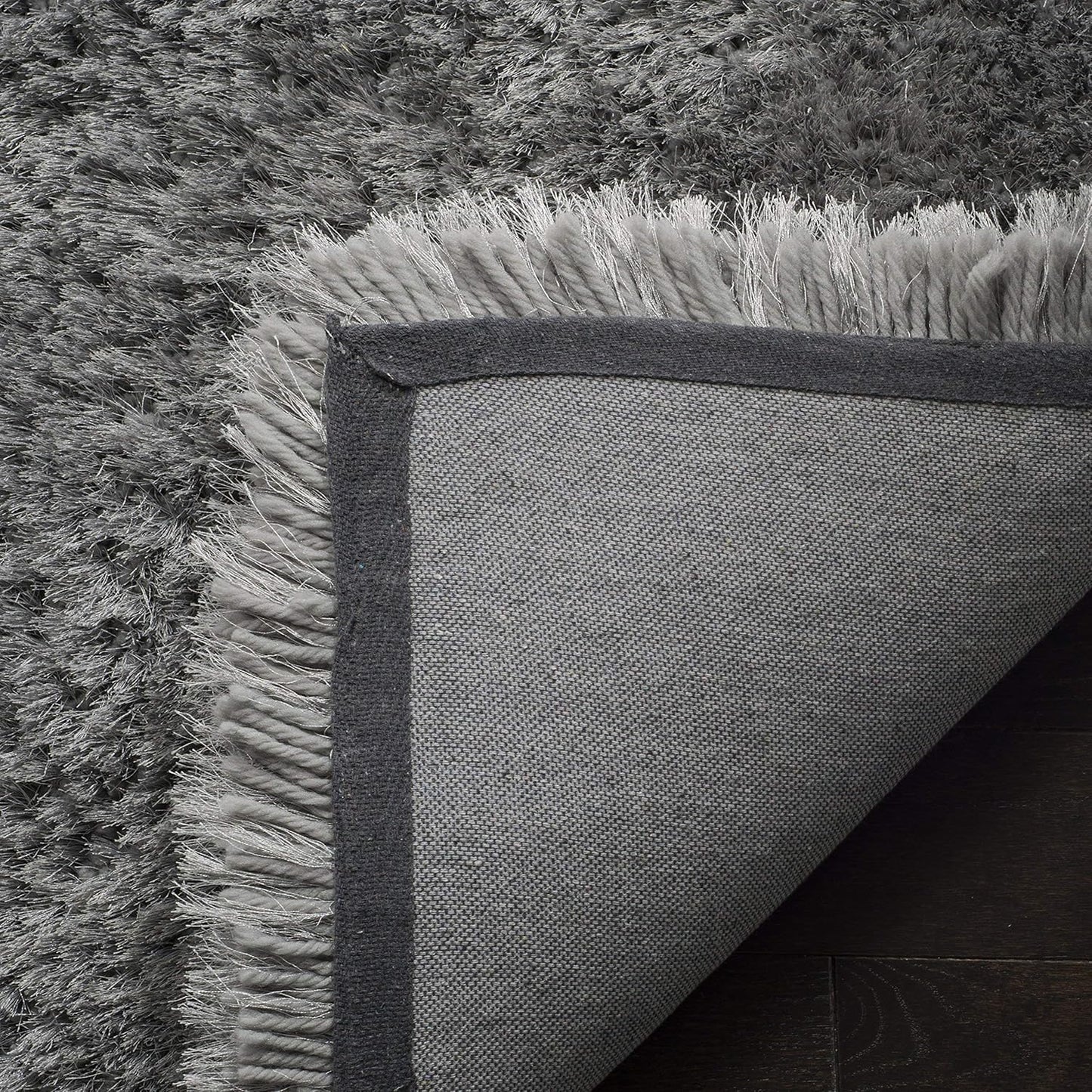 Grey Ultra Premium Shaggy Carpet for Living Room - FYROSTIC CARPET