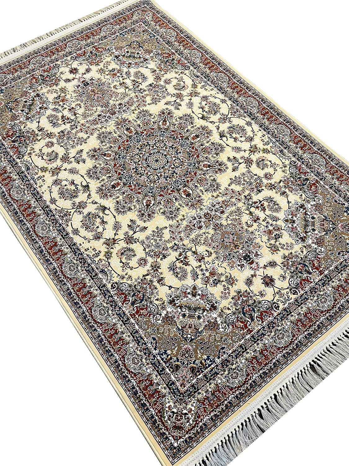 High Density Export Quality Irani Design Classical Persian Silk Carpet - FYROSTIC CARPET