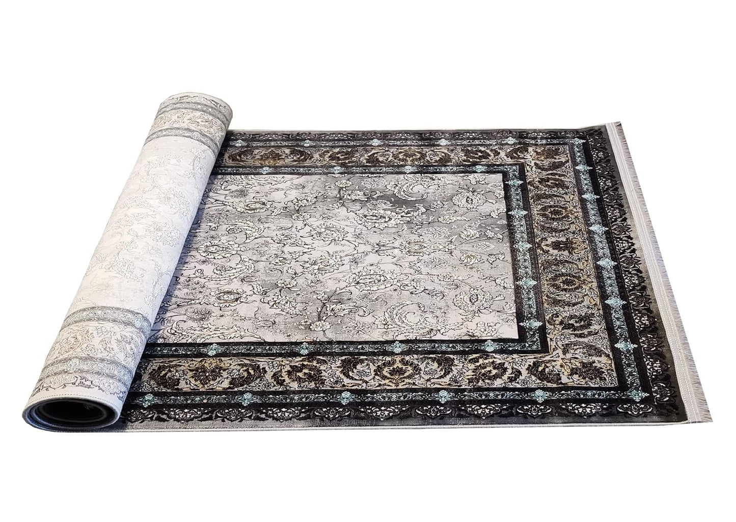 High Density Export Quality Irani Design Classical Persian Silk Carpet - FYROSTIC CARPET