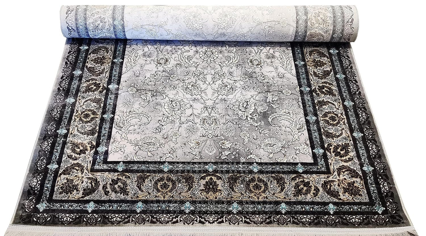 High Density Export Quality Irani Design Classical Persian Silk Carpet - FYROSTIC CARPET