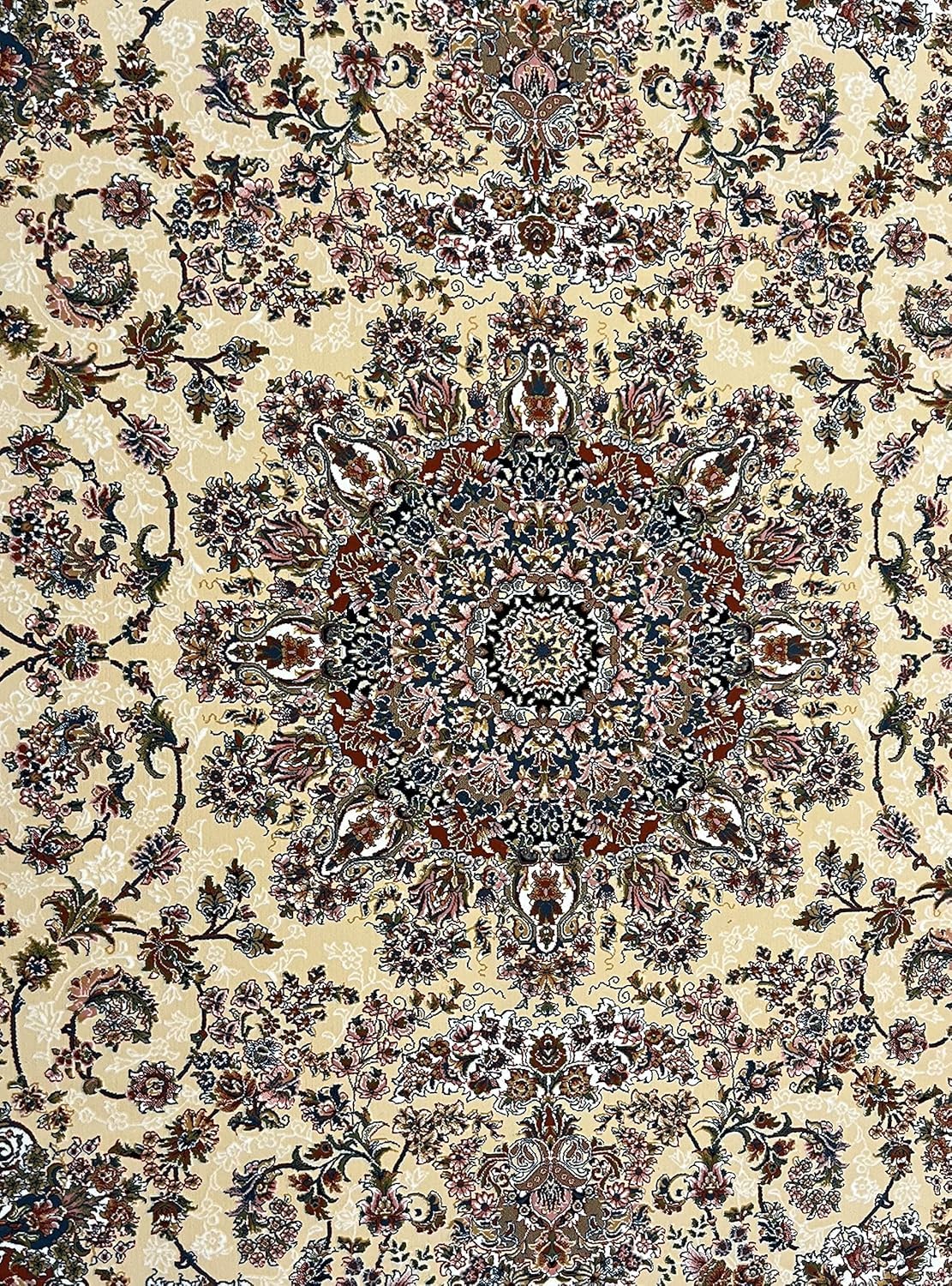 High Density Export Quality Irani Design Classical Persian Silk Carpet - FYROSTIC CARPET