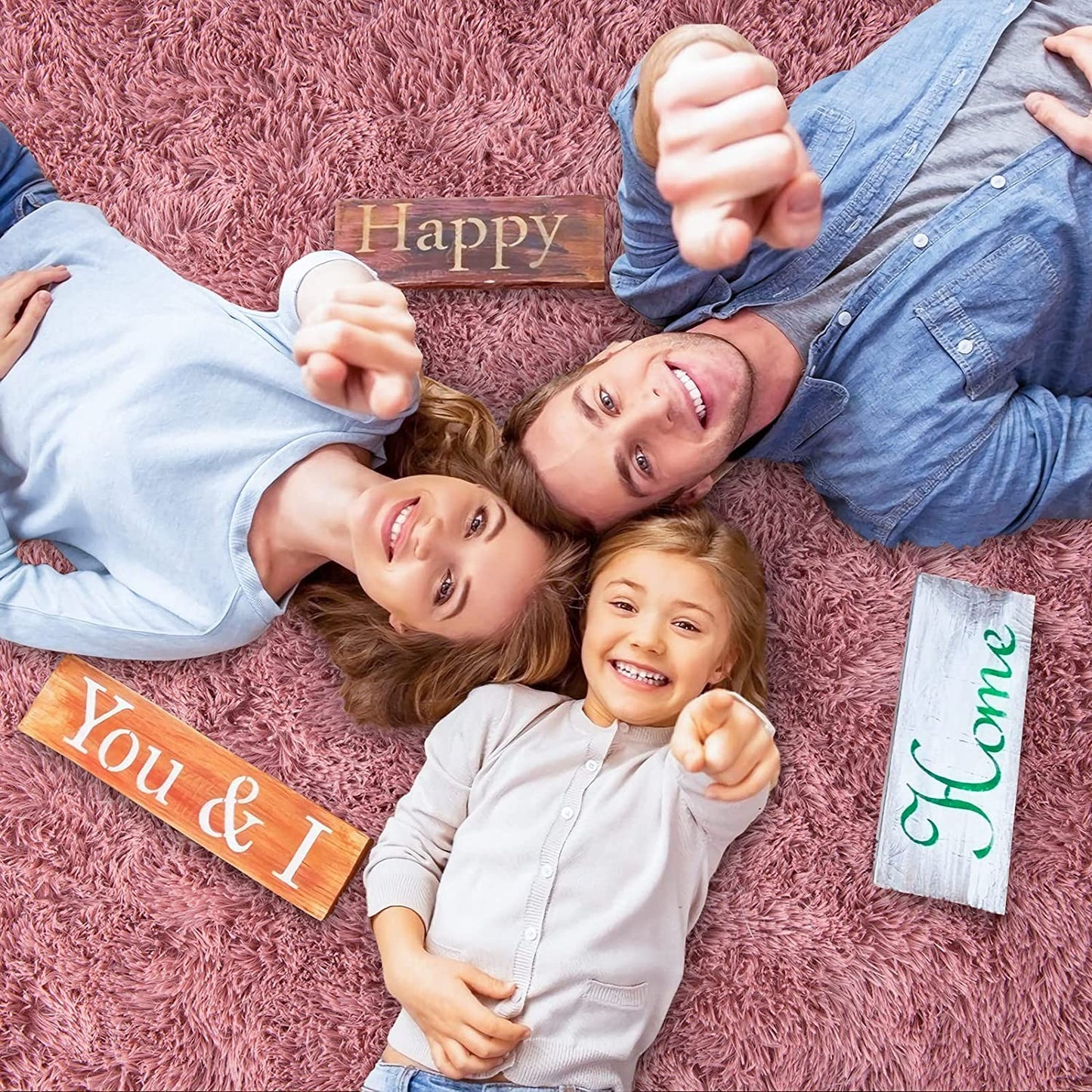 Pink Ultra Premium Shaggy Carpet for Living Room - FYROSTIC CARPET